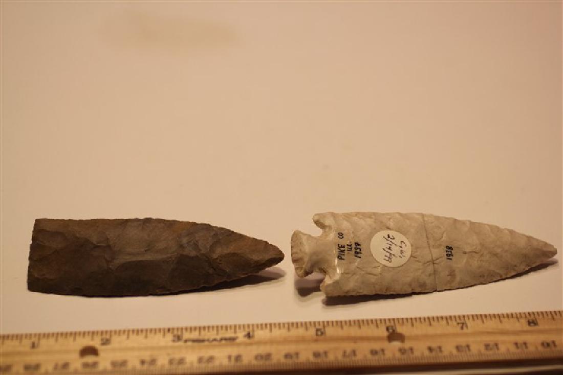 3 13/16" Copena & 4 1/16" Pike Co., Illinois Point, St. (1 of 1)