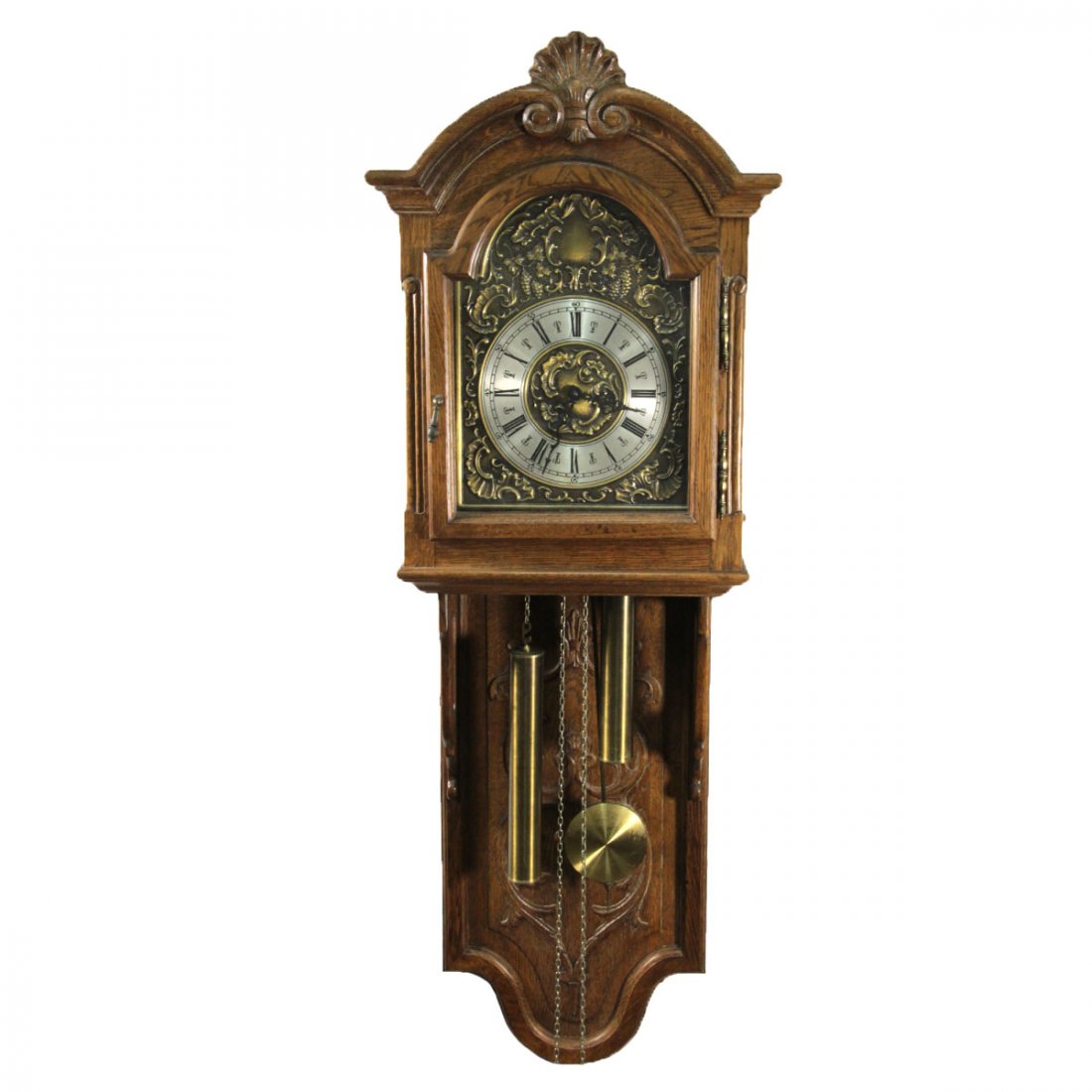 Antique Wooden Hanging Pendulum Clock. (1 of 2)
