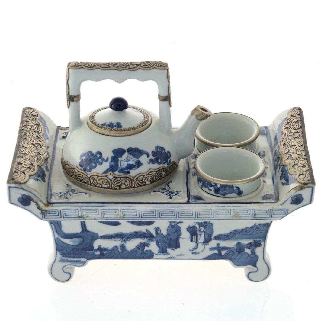 Chinese Porcelain Tea for Two. (1 of 5)