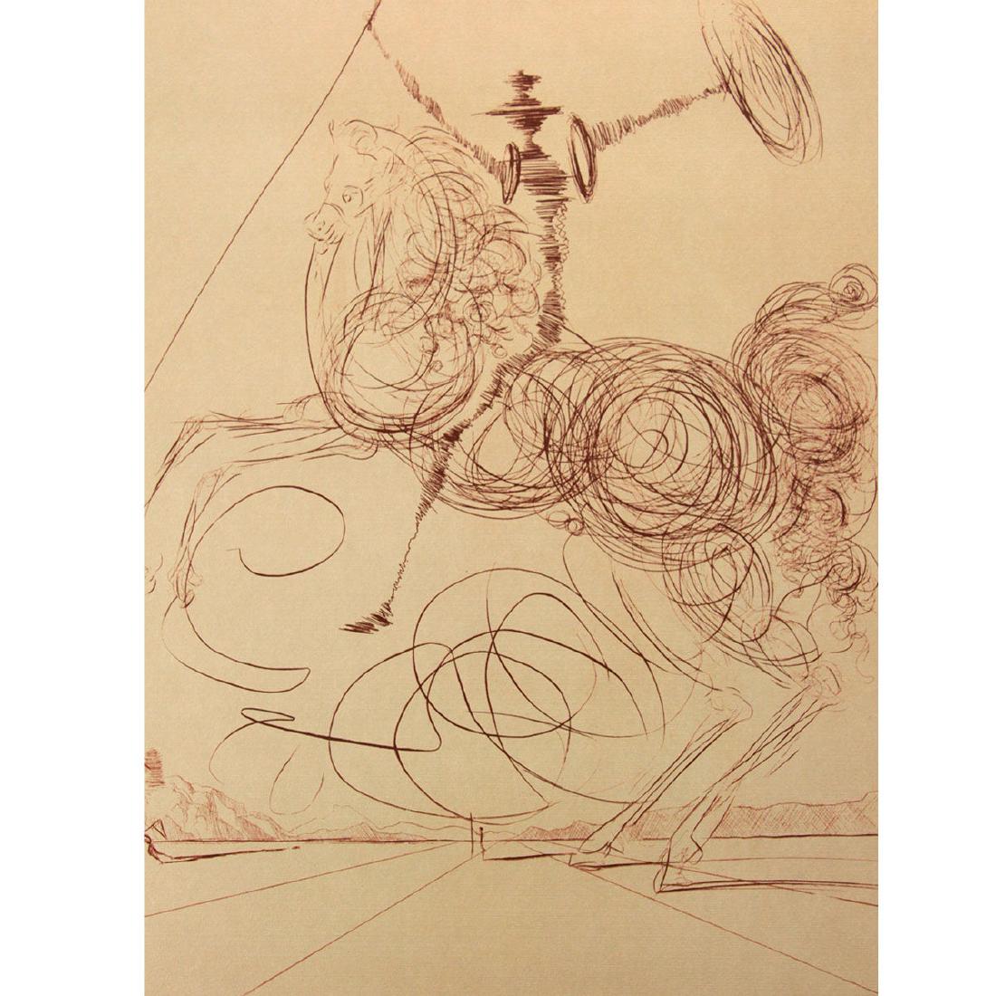Salvador Dali - Don Quichotte (Quixote), Signed (1 of 4)
