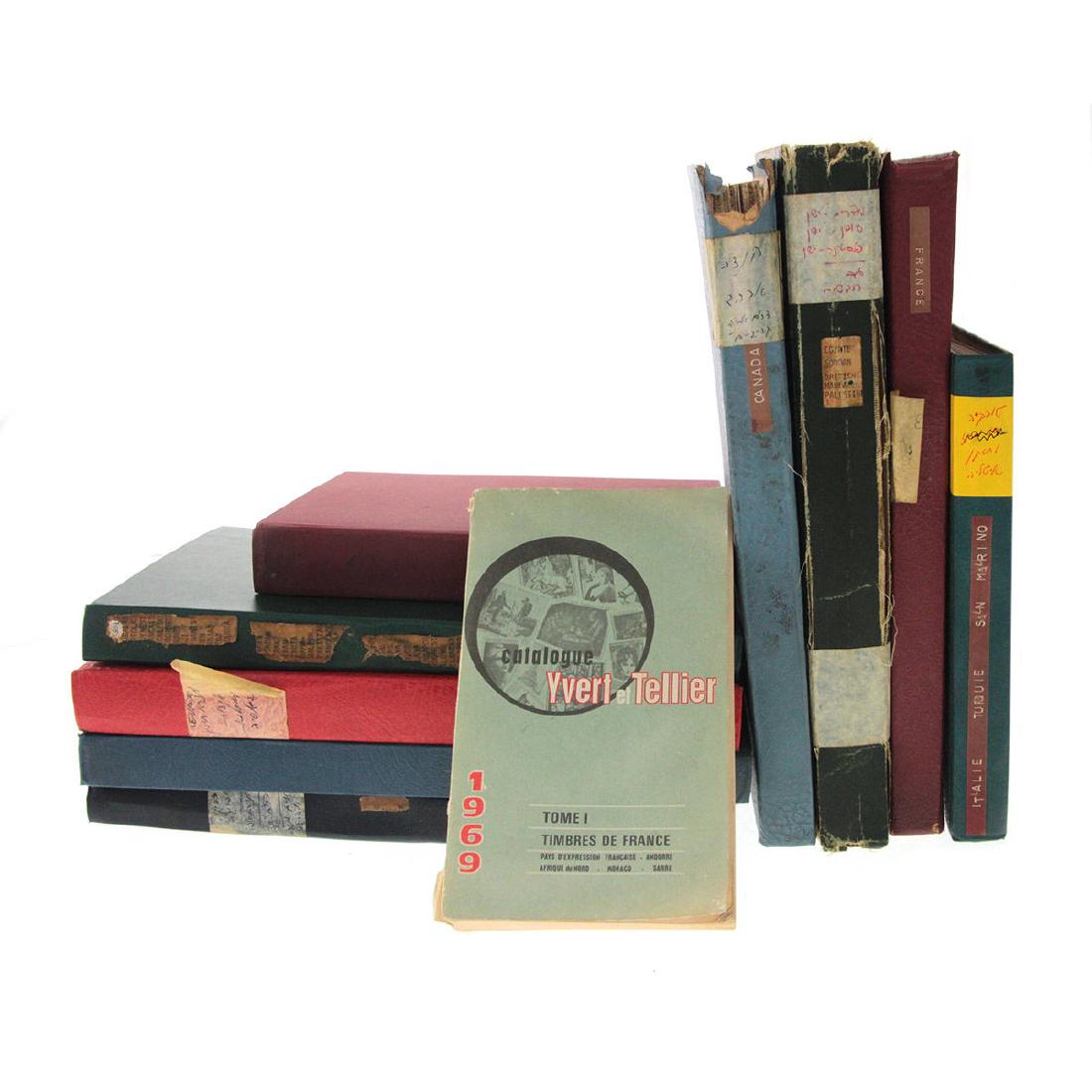 Nine Stamp Albums. (1 of 5)