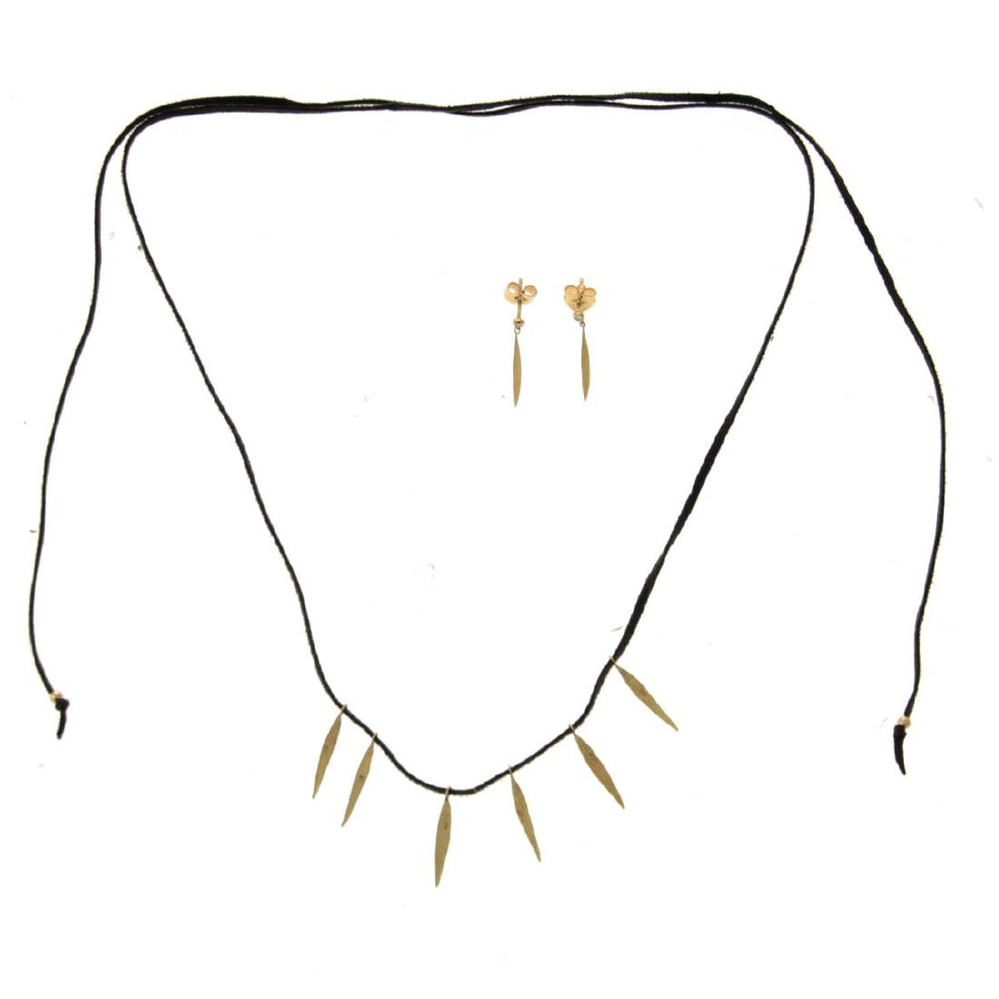 H. Stern 18k Yellow Gold Necklace and Earrings Set. (1 of 5)