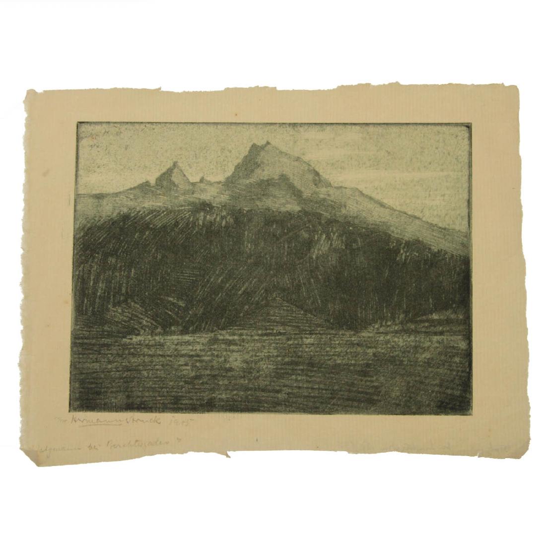 Hermann Struck (1876-1944) - Ten Landscape Etchings. (1 of 9)