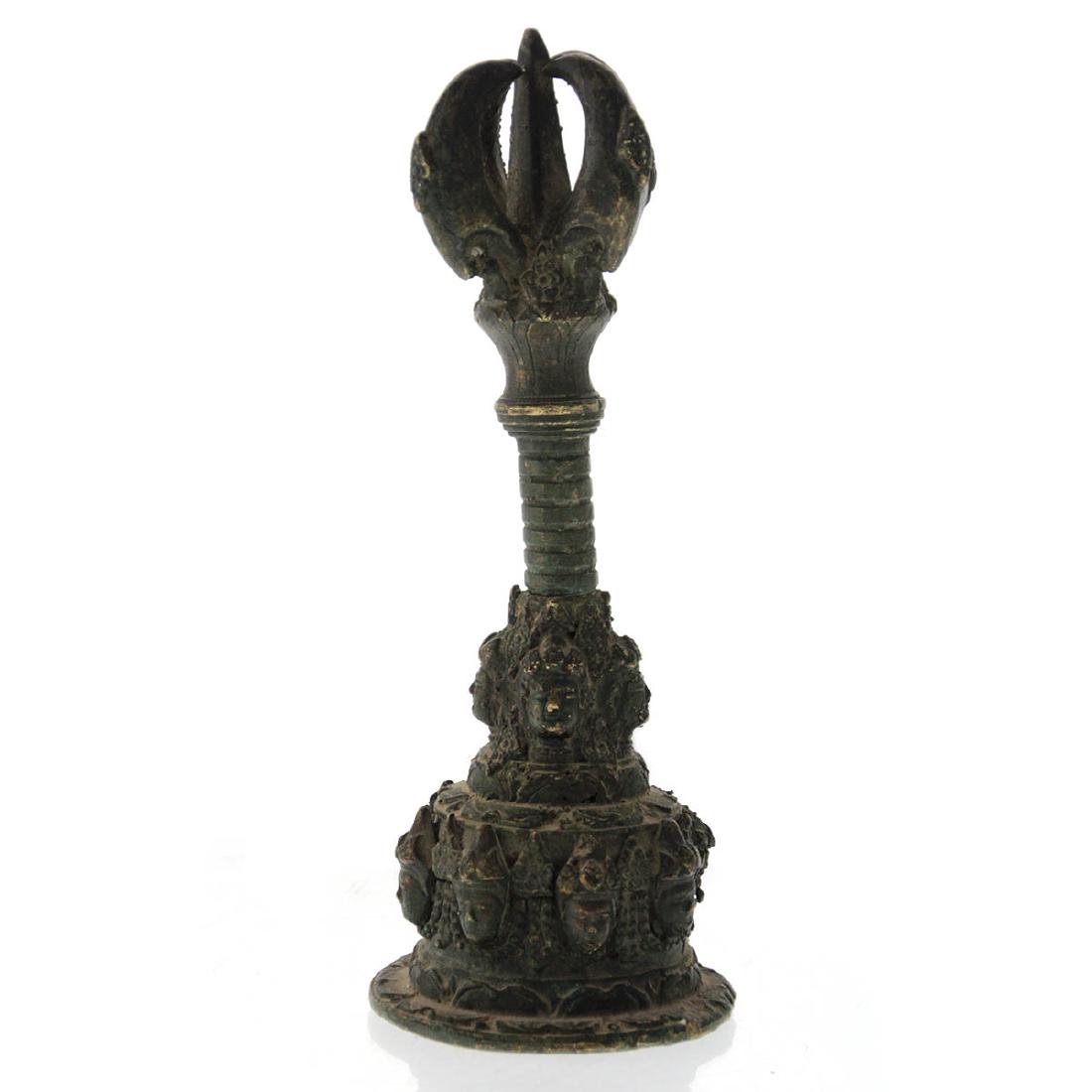 Antique Vajra Javanese Temple Prayer Buddhist Bell. (1 of 4)