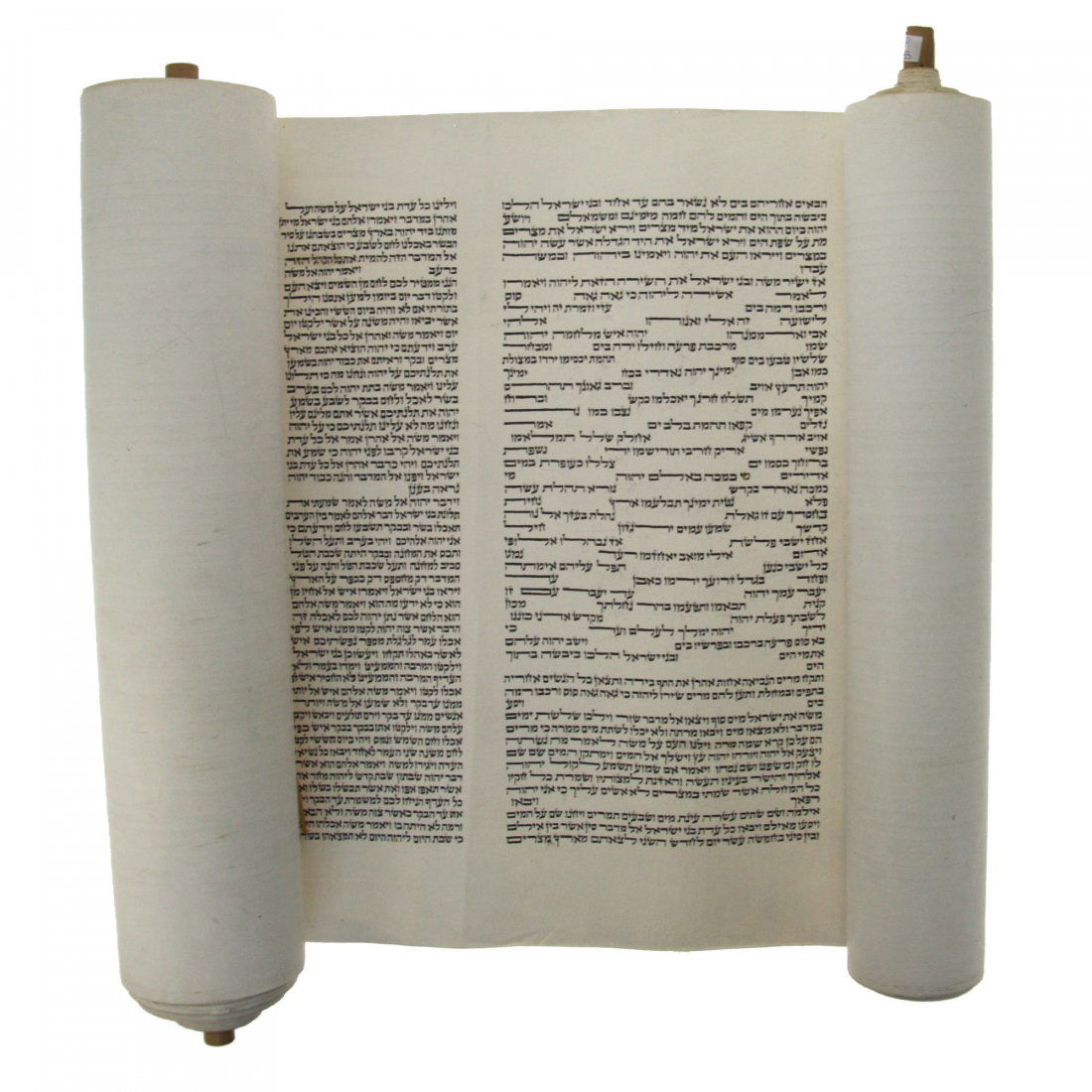 Torah Scroll on Parchment, 20th Century, Judaica. (1 of 4)