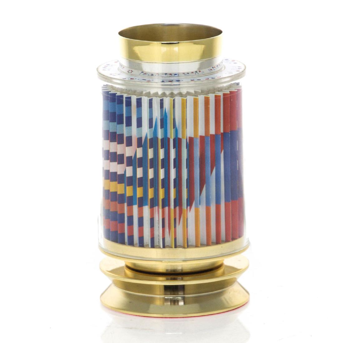 Yaacov Agam (b.1928) - Revolving Multi Colored Kiddush (1 of 6)