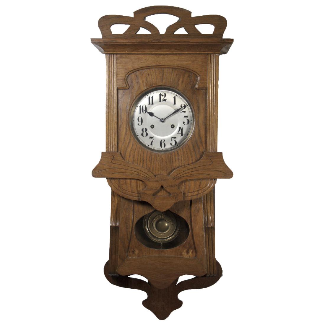 Junghans Wall Clock, Germany, Circa 1900.