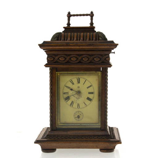 Junghans Alarm Clock With Symphonion Musical Box,