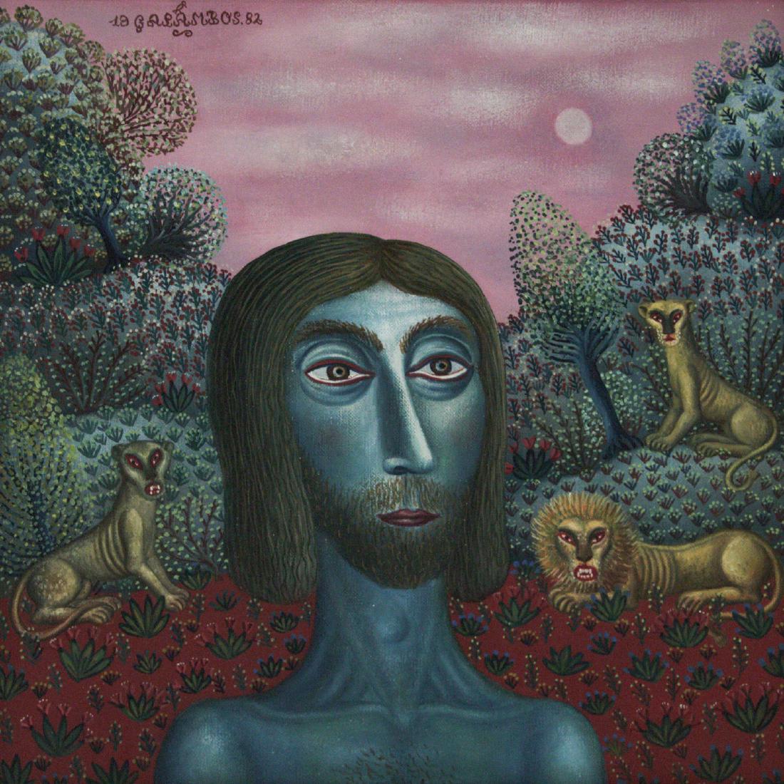 Tamas Galambos - Daniel In The Lions' Den, Oil on (1 of 4)