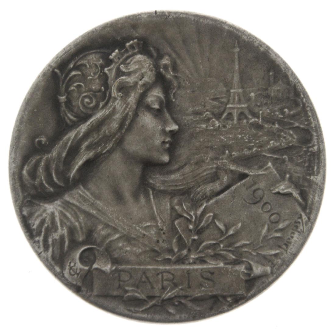 French Commemorative Bronze Medal by Dropsy and (1 of 2)