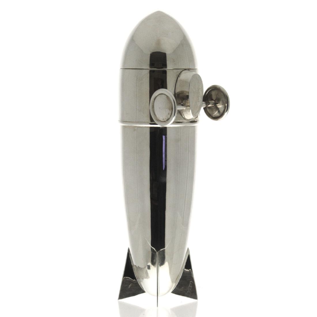 English Silver Plated Zeppelin Air Ship Cocktail (1 of 3)
