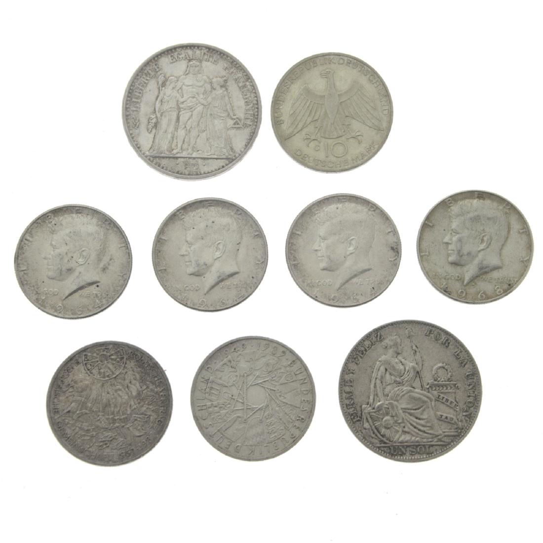 Nine Silver Coins. (1 of 2)