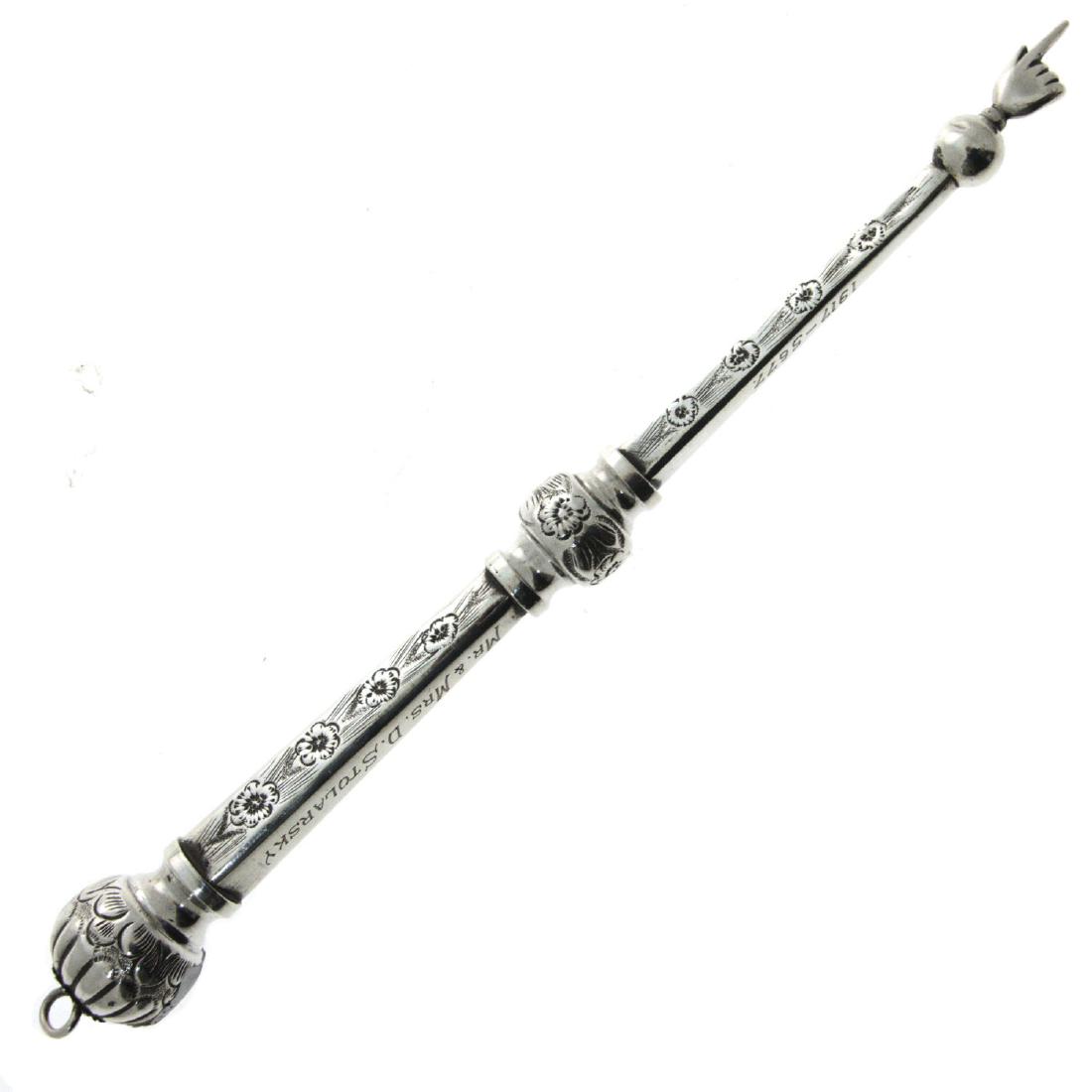 Sterling Silver Torah Pointer YAD, Joseph Zweig, (1 of 4)