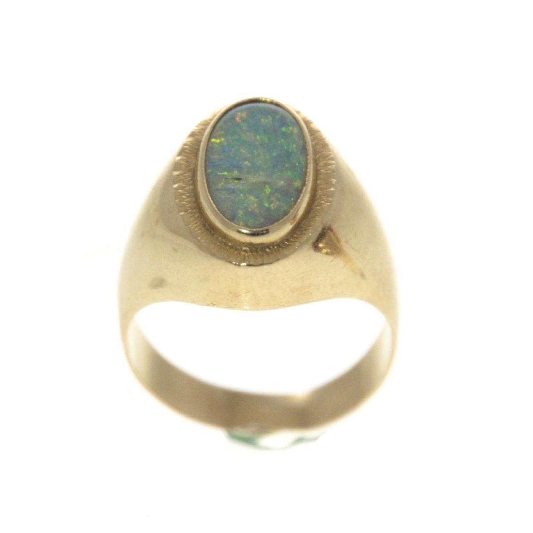 14k Yellow Gold Opal Ring. (1 of 4)