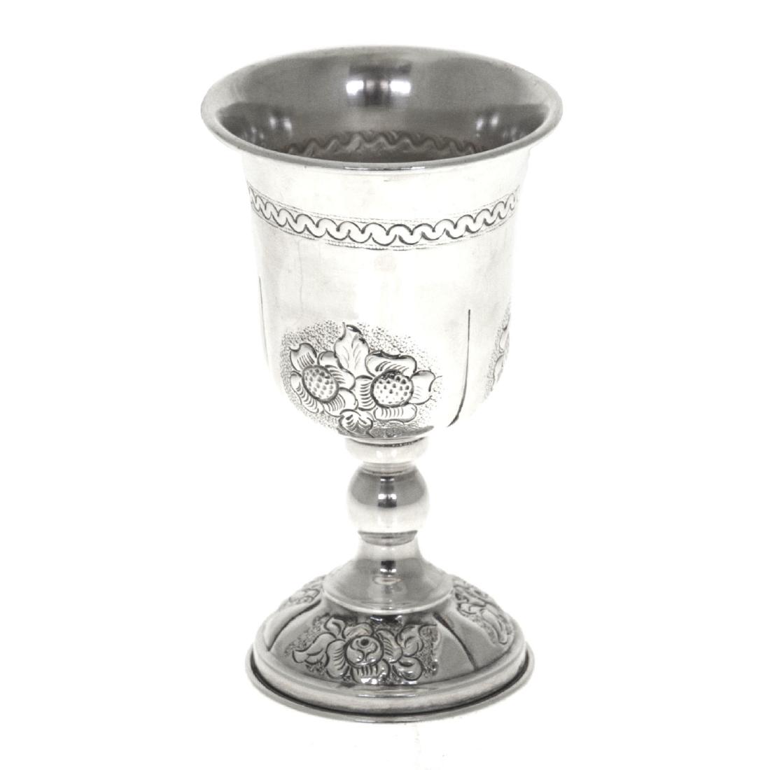 Sterling Silver Kiddush Cup Goblet. (1 of 2)