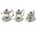 Garrard & Co Sterling Silver 6pcs Tea and Coffee Set, - 3