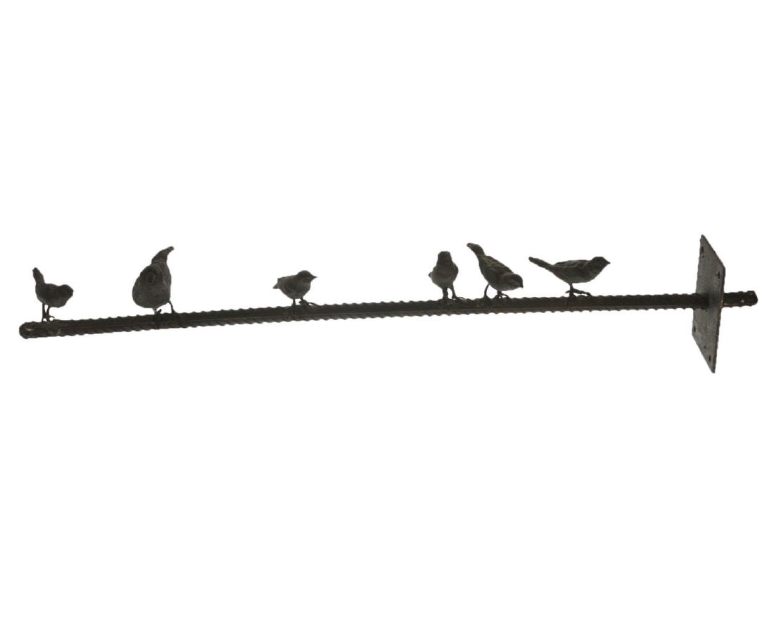 Ilana Goor (Israel, b.1936) - Birds on a Wire, Bronze (1 of 3)