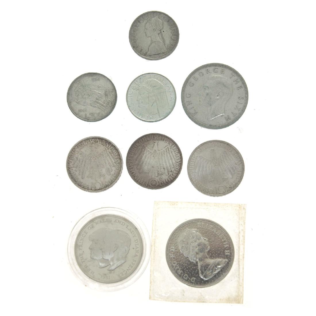 9 Silver Coins. (1 of 2)