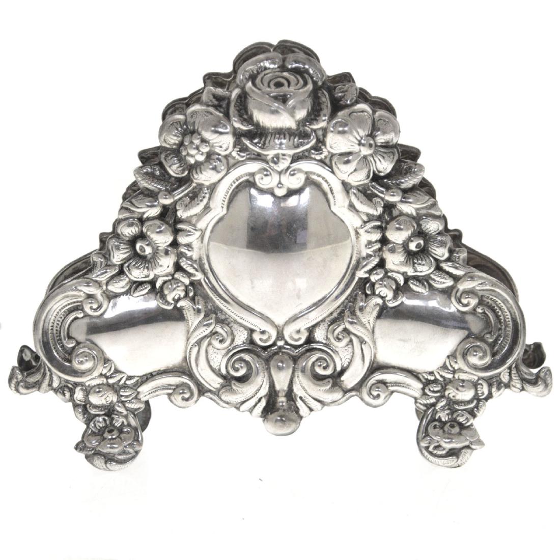 Sterling Silver Napkin Holder. (1 of 3)