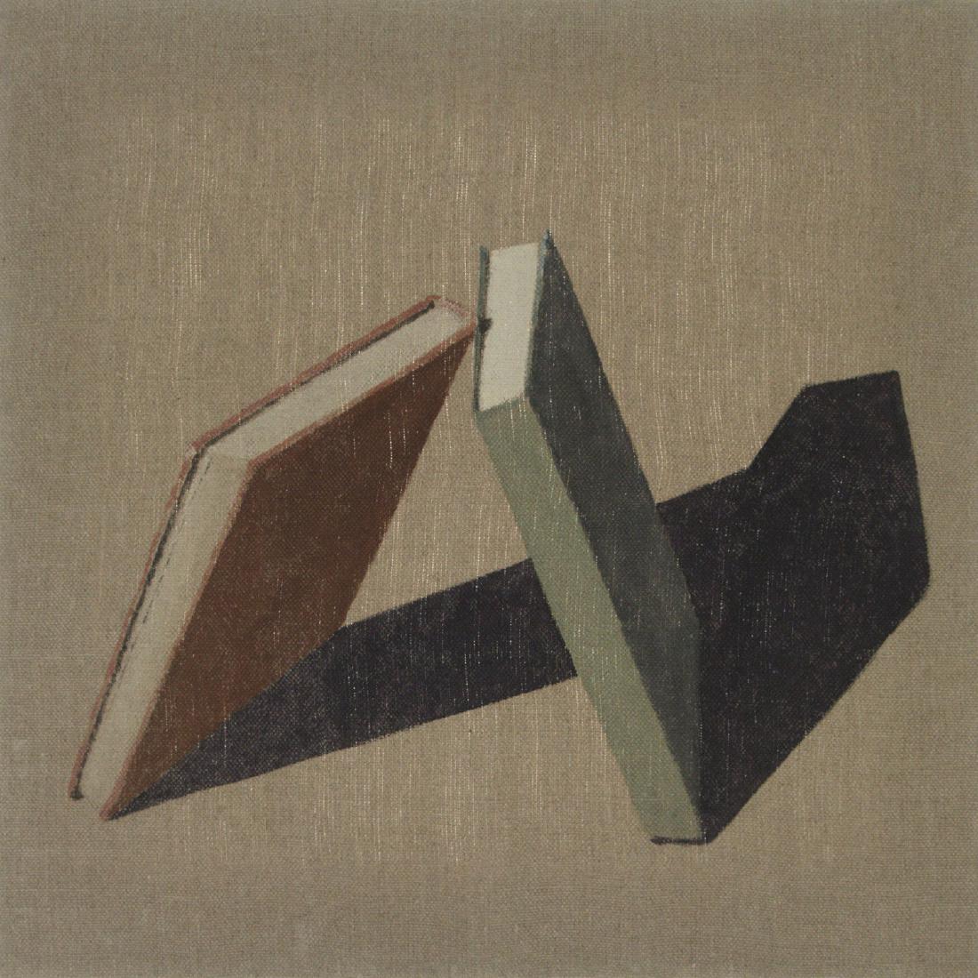 Hanan Shlonsky (b.1961) - Books, Oil on Canvas. (1 of 2)