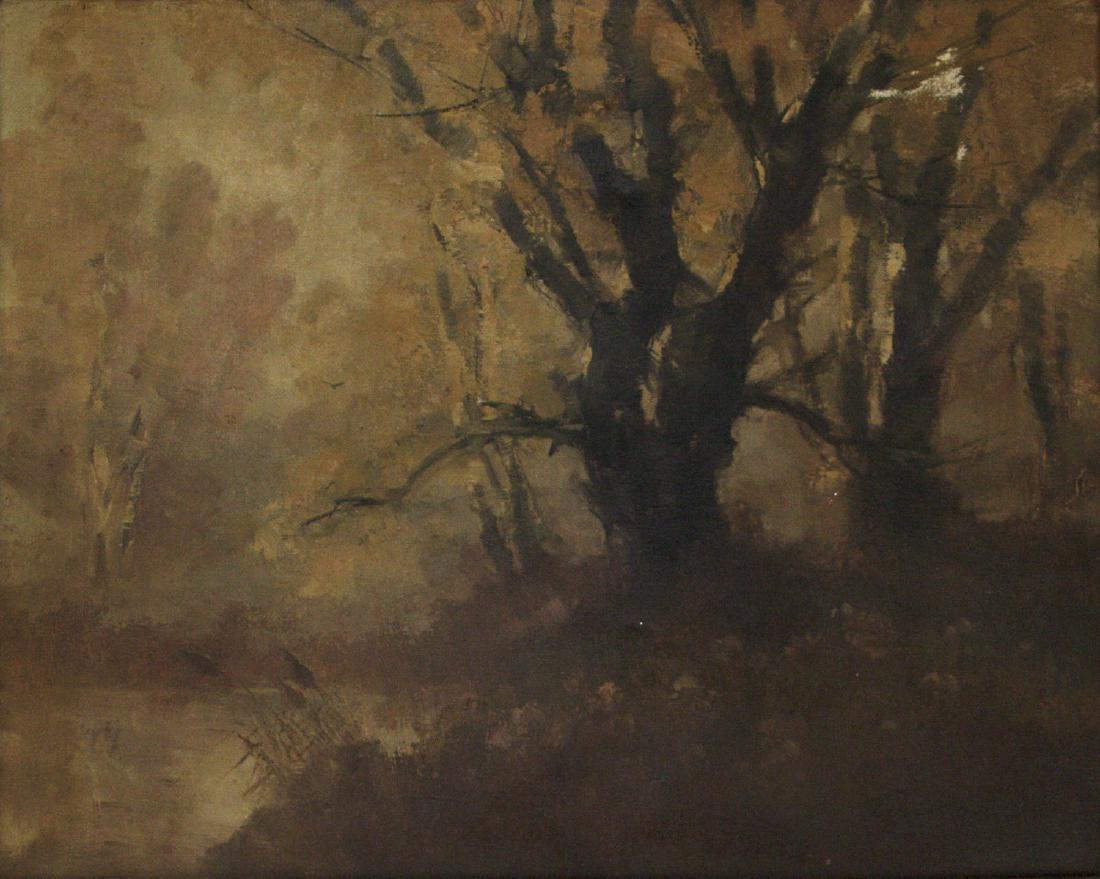 Laszlo Kezdy Kovacs (Hungarian, 1864-1942) - Trees, Oil (1 of 3)