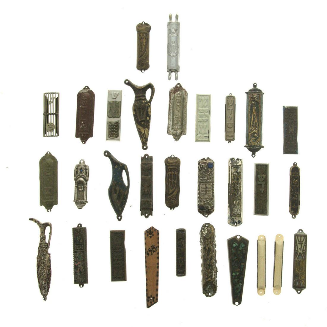 Lot of 30 Mezuzah Cases, Judaica. (1 of 1)