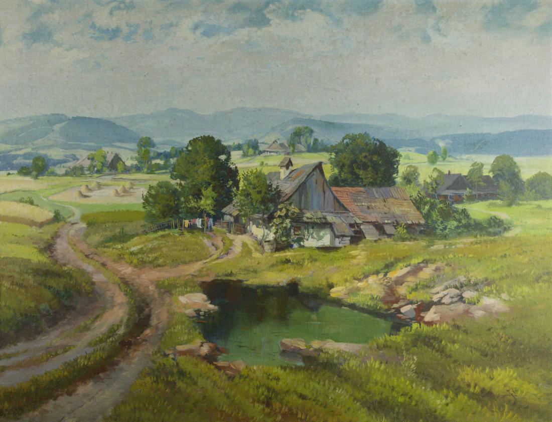 Unidentified Artist - Radimsky ? - Landscape, Oil on (1 of 3)