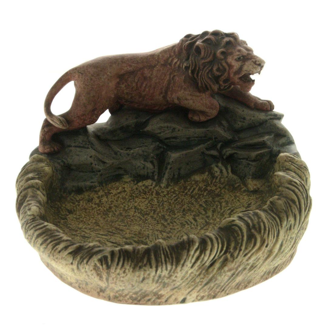 Amphora Lion Bowl, Austria, Early 20th Century. (1 of 2)