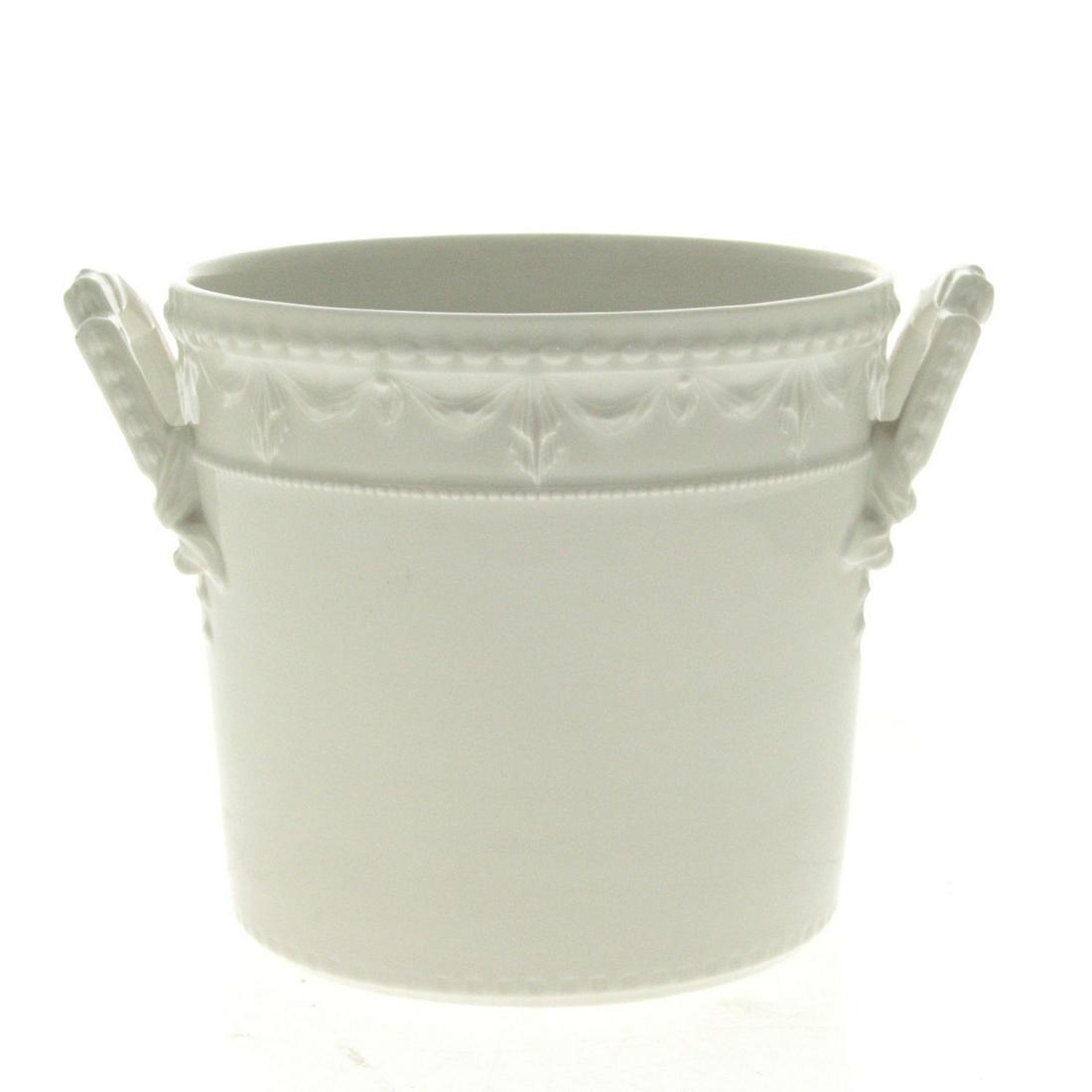 KPM Porcelain Ice Bucket Champagne Cooler.: KPM Porcelain Ice Bucket Champagne Cooler. Marked. Height: 17.5cm.