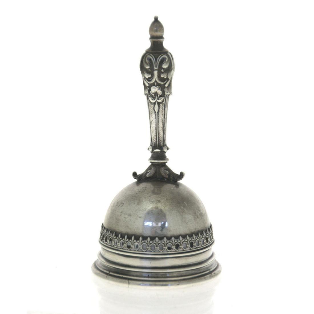 Austro-Hungarian Silver Table Bell, Vienna, Late 19th (1 of 3)