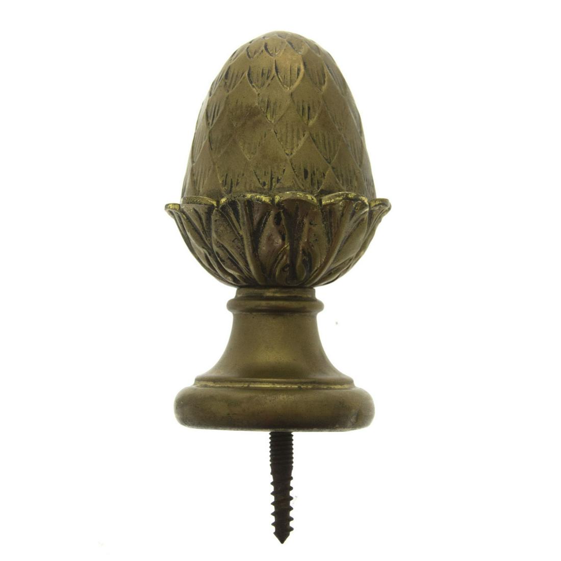 Brass Pinecone Doorknob.: Brass Pinecone Doorknob. Length: 12cm.
