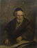 Unidentified Artist - Portrait, Oil on Board, Antique