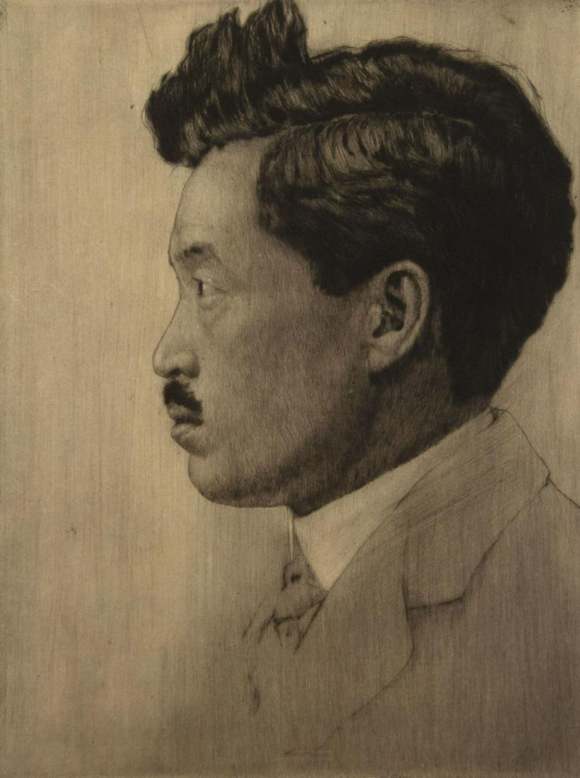 Emma Lowenstamm (Czech, 1879-1941) - Hideyo Noguchi, (1 of 2)