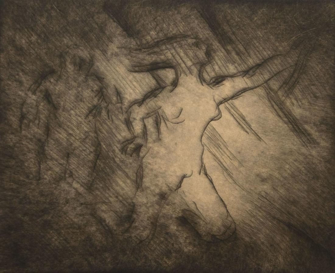 Friedrich Bedrich Feigl (Czech, 1884-1965) - Etching. (1 of 2)