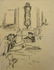 Walter Buhe (German, 1882-1958) - Torah Studies, Pencil