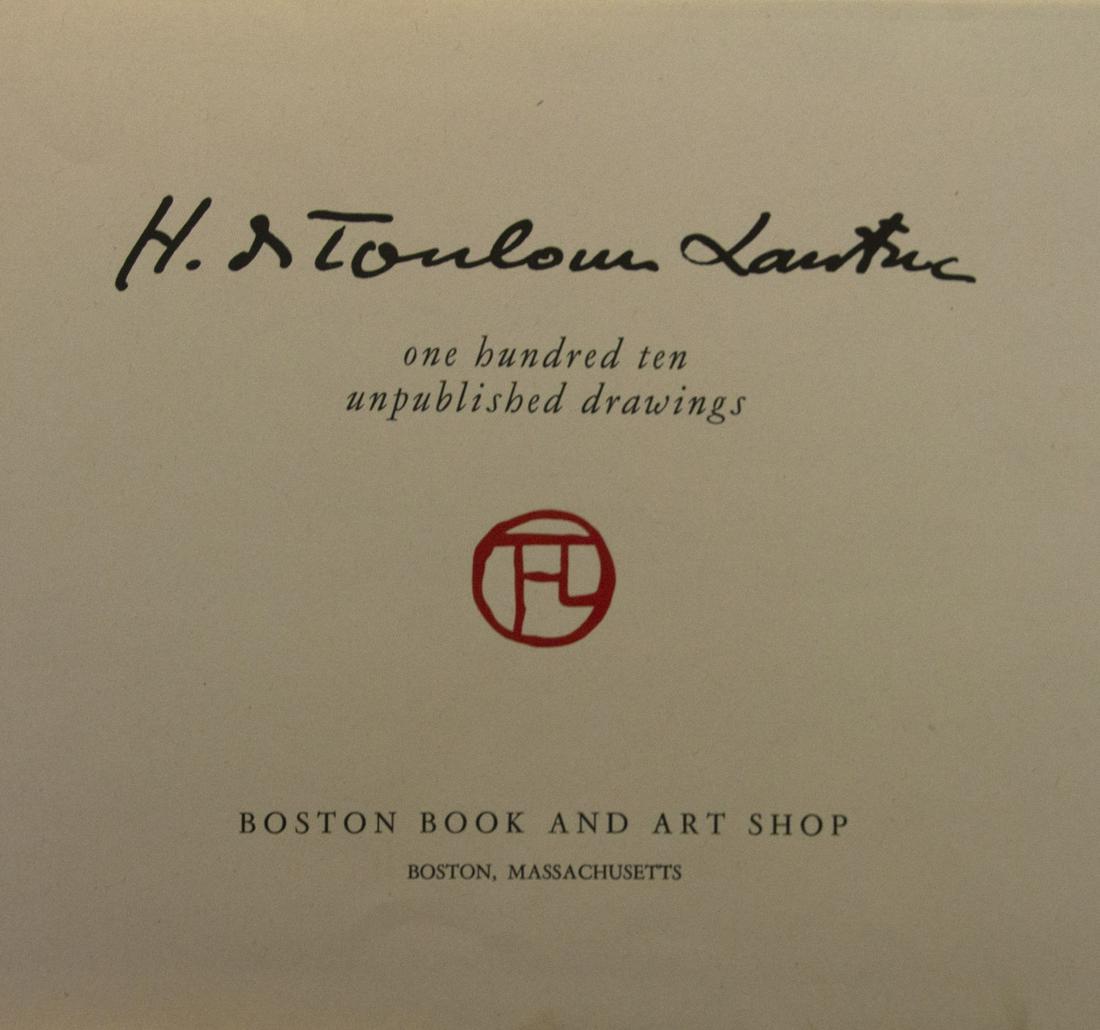 110 Unpublished Drawings by Henri de Toulouse Lautrec. (1 of 4)
