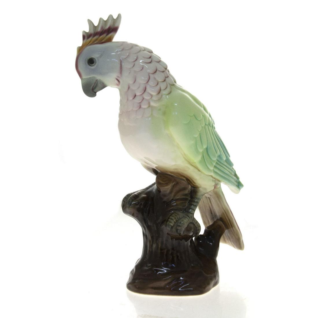 Goebel Porcelain Large Parrot Figure. (1 of 3)
