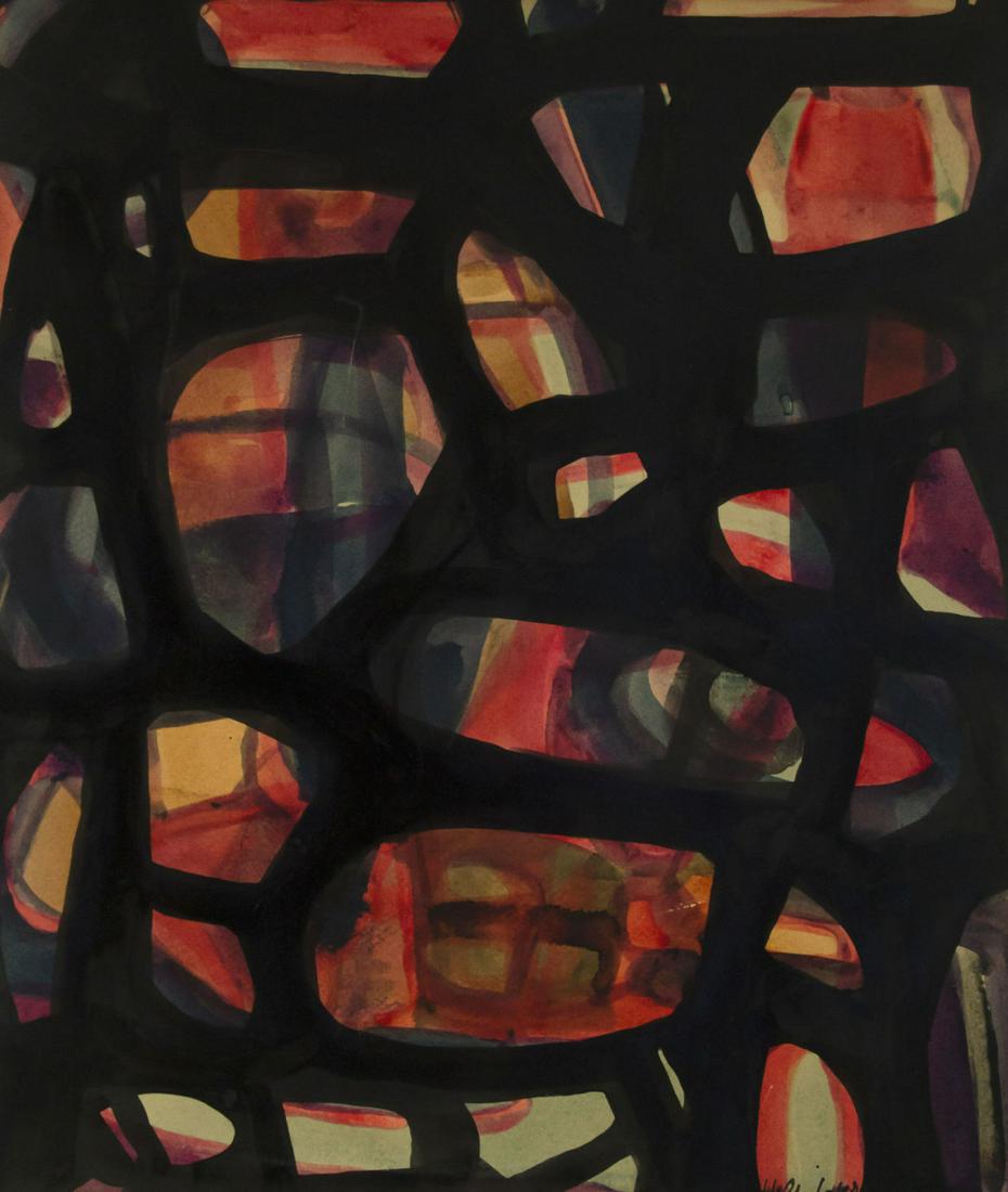 Hilda Lopez (Uruguay, 1922-1996) - Watercolor and Ink (1 of 2)