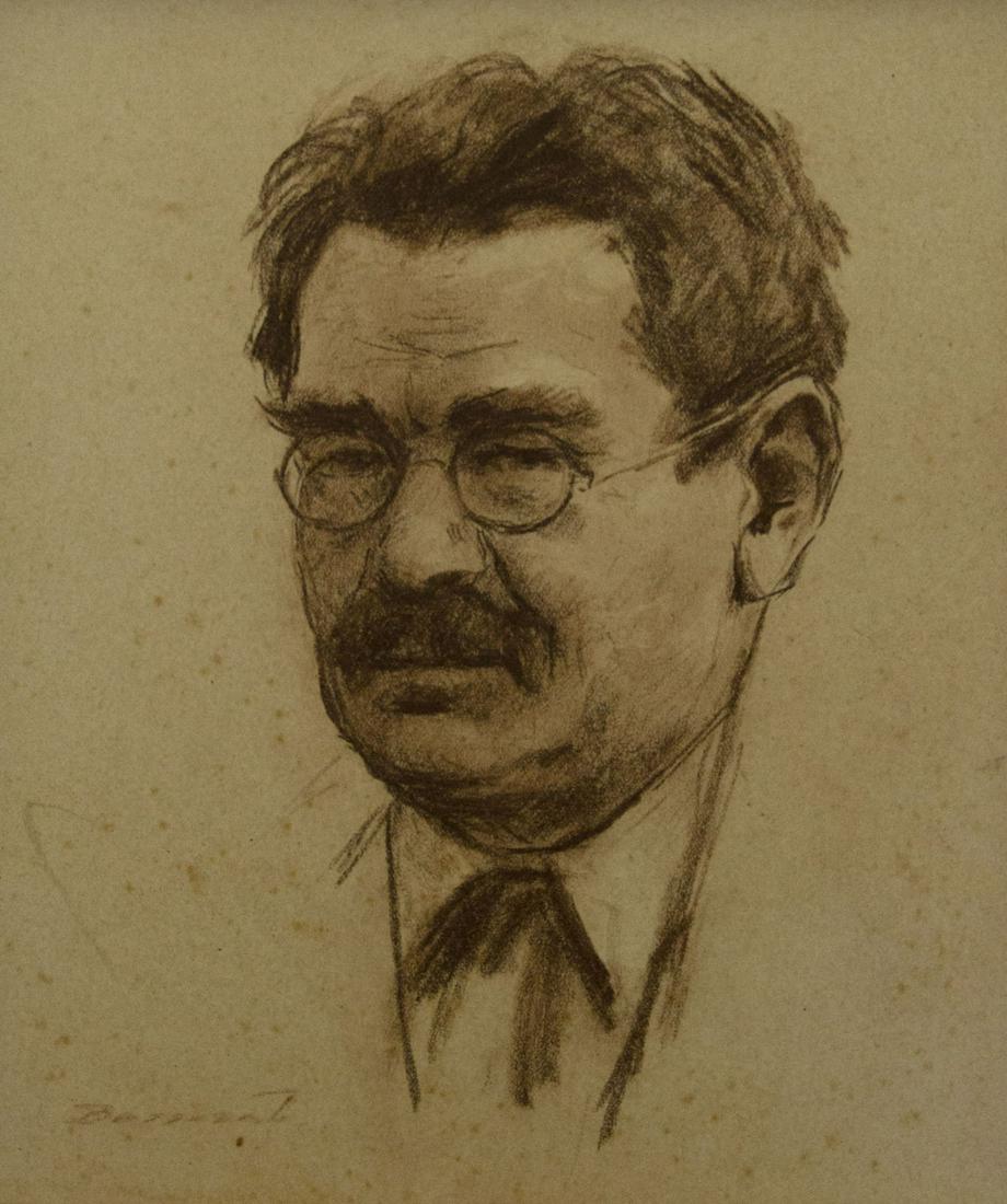 Ludovic Bassarab (Romanian, 1868-1933) - Self Portrait (1 of 2)