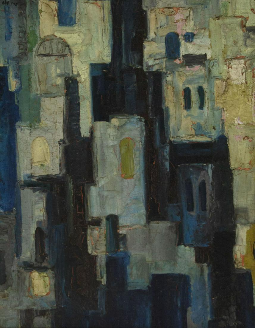 Ari Erich Glas (1897-1973) - Urban Landscape, oil on (1 of 3)