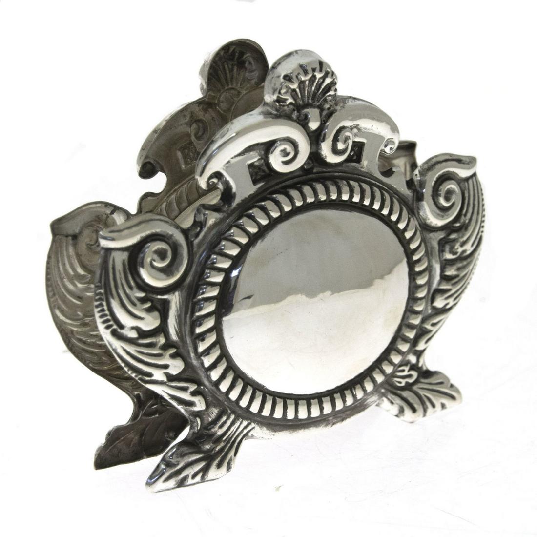 Sterling Silver Napkin Holder. (1 of 3)