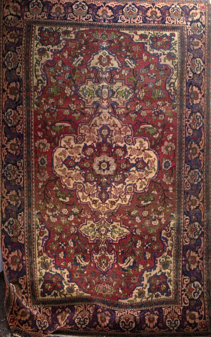 Old Persian Qom Rug. (1 of 1)
