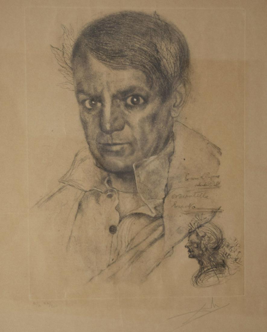 Salvador Dali (Spanish, 1904-1989) - Moi, Aussi Jai (1 of 2)