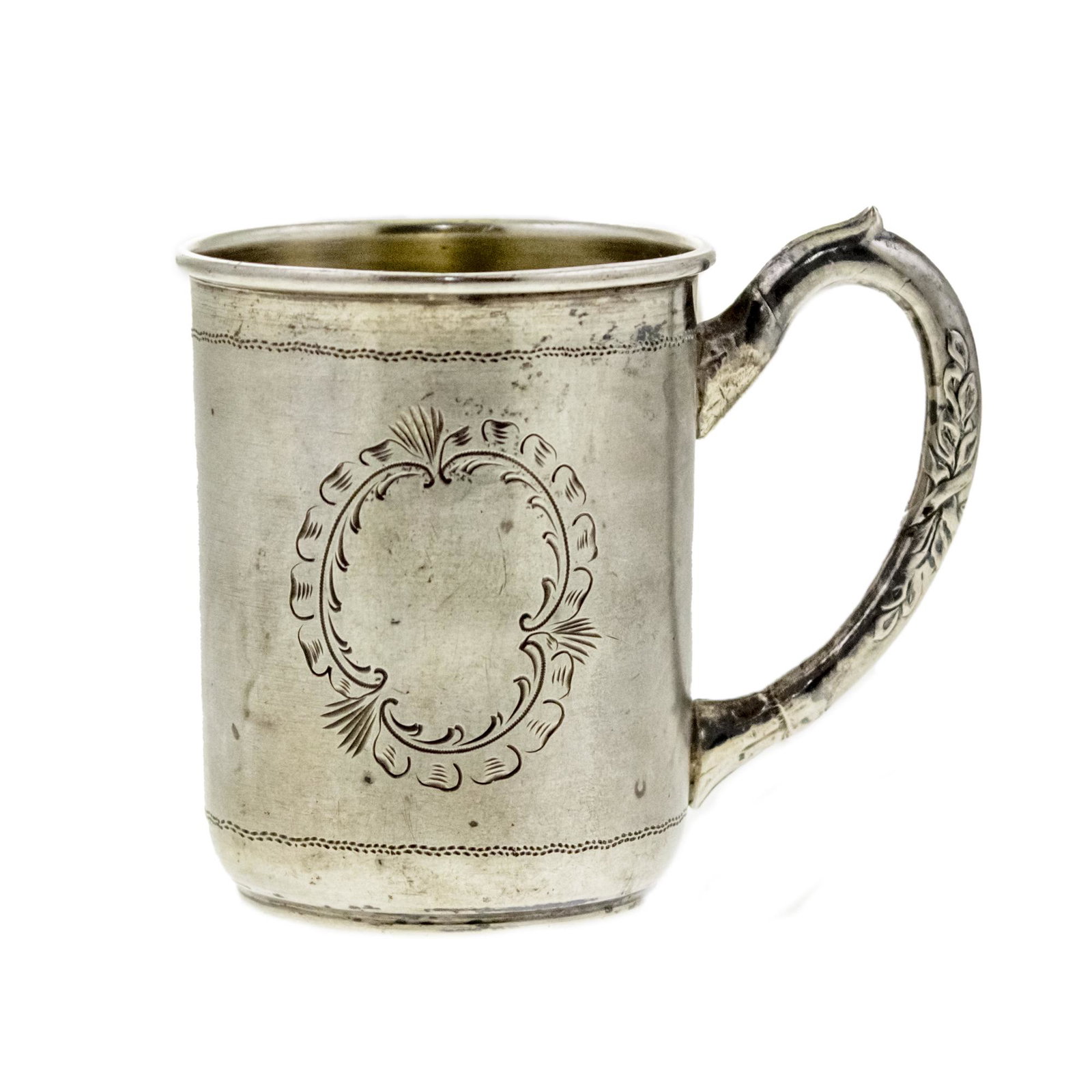 Silver Cup, Romania, Early 20th Century.: Silver Cup, Romania, Early 20th Century. Marked. 66gr.