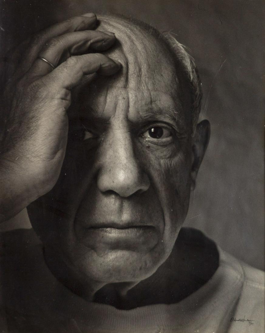 Arnold Newman (American, 1918-2006) - Pablo Picasso, (1 of 3)