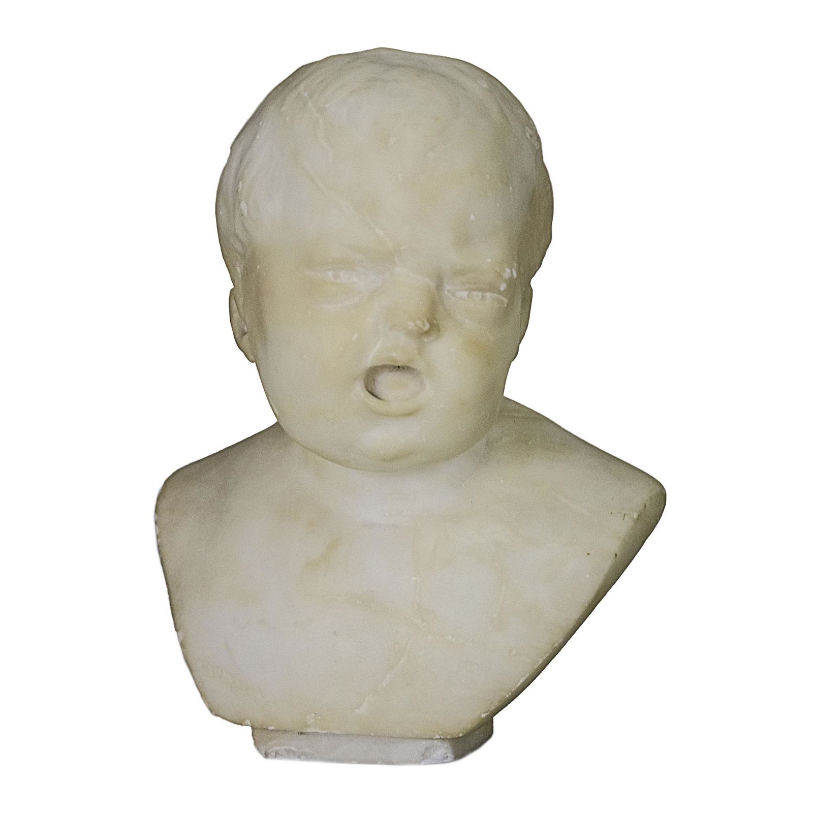 The Crying Boy Marble Bust Sculpture after Franz-Xaver: The Crying Boy Marble Bust Sculpture after Franz-Xaver Messerschmidt (German Austrian, 1736-1783). Height: 15cm.