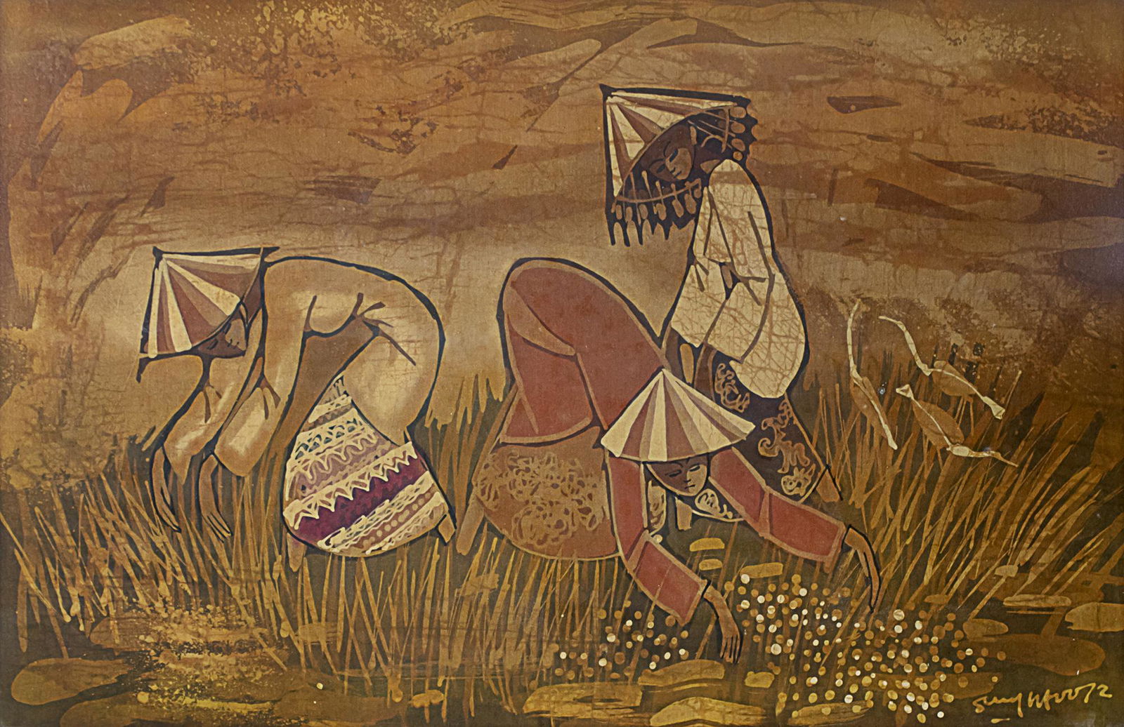 Keng Seng Choo (Malaysian, b.1945) - Women in the (1 of 2)