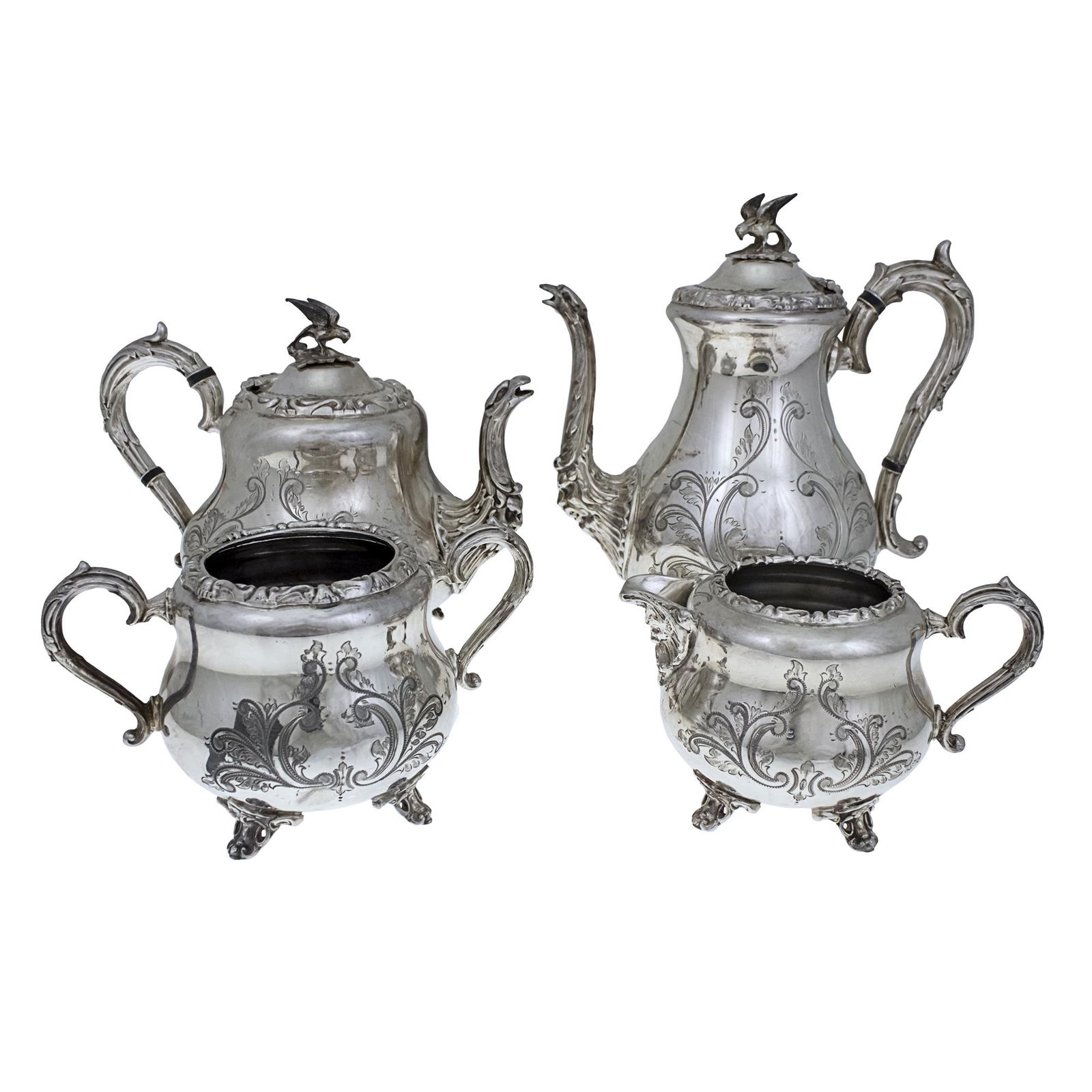 Cooper Brothers 4 Piece Tea And Coffee Set, Sheffield,