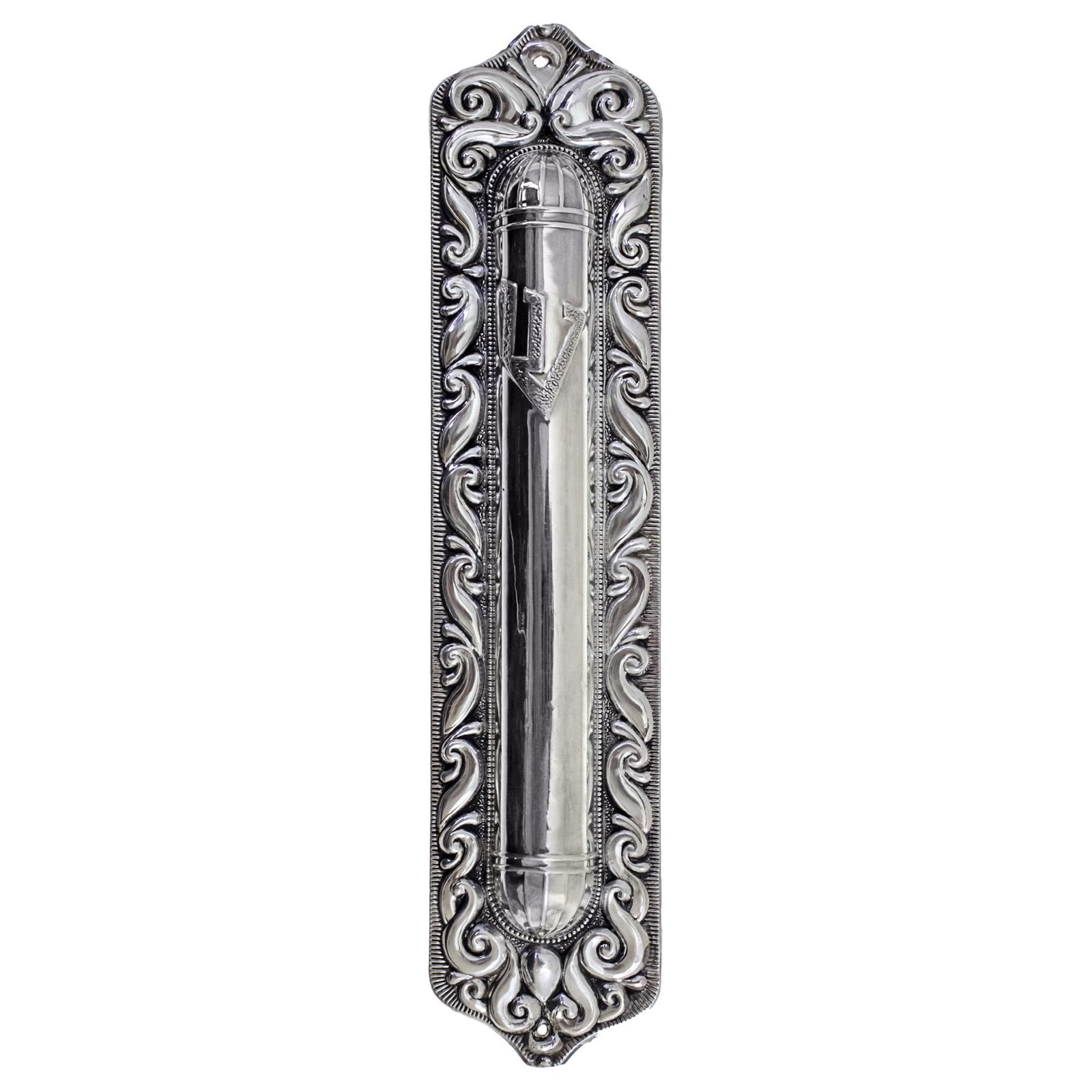 Sterling Silver Mezuzah Case, Judaica. (1 of 4)