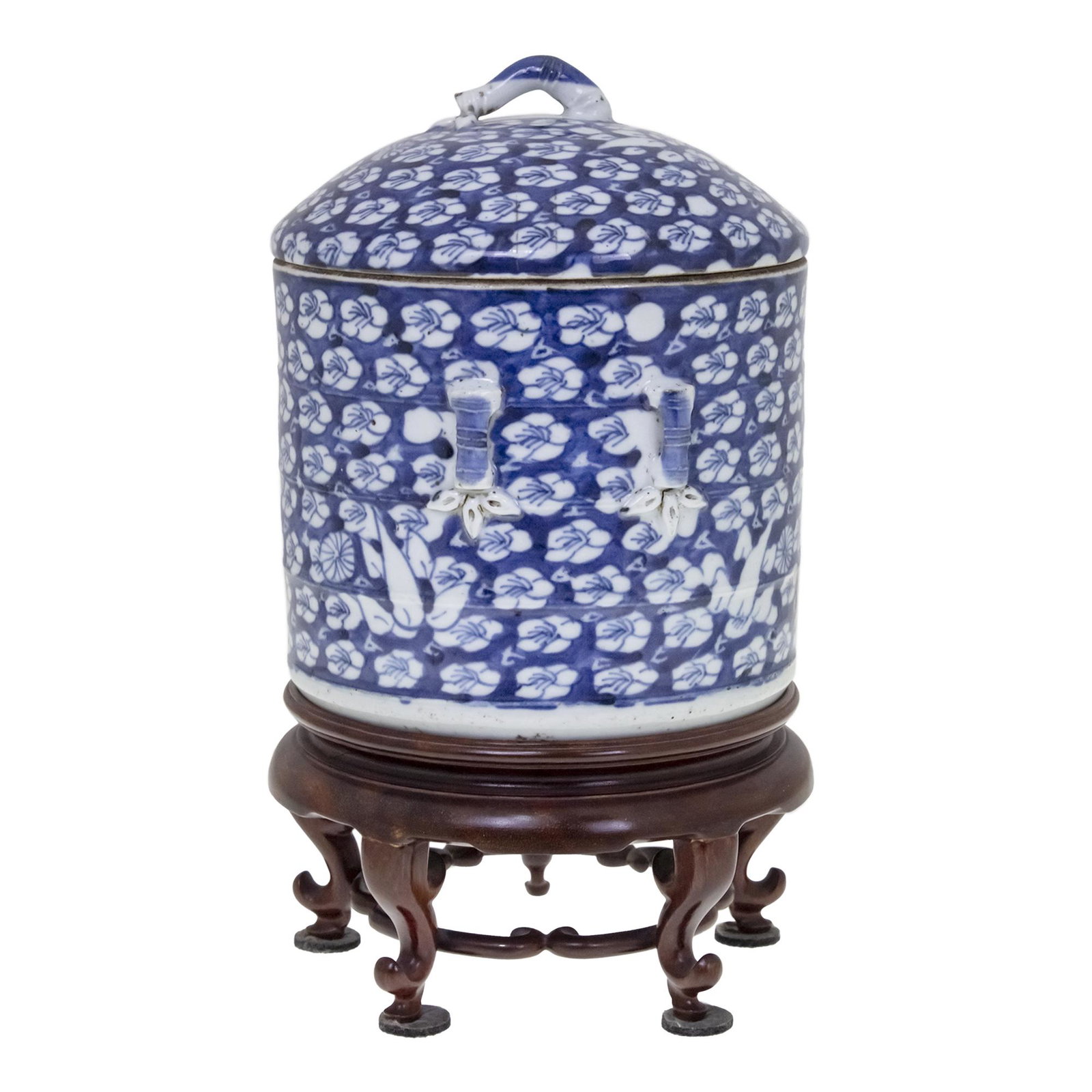Antique Chinese Porcelain Tea Box Caddy. (1 of 3)